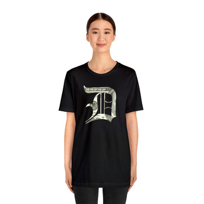 Detroit 'Old English D' T-Shirt (Benjamins Edition) | Unisex Standard