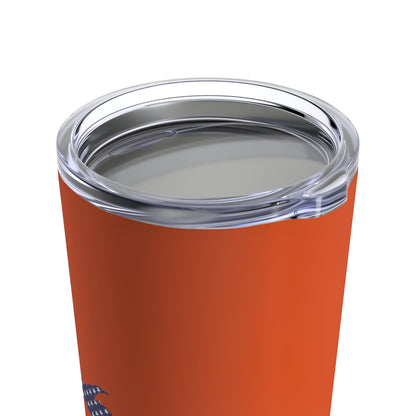 Michigan Upper Peninsula Tumbler (w/ UP USA Flag) | Maple Leaf Orange - 20oz