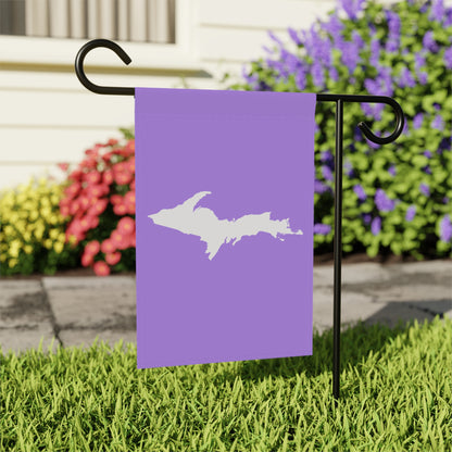 Michigan Upper Peninsula Home & Garden Flag (w/ UP Outline) | Lavender