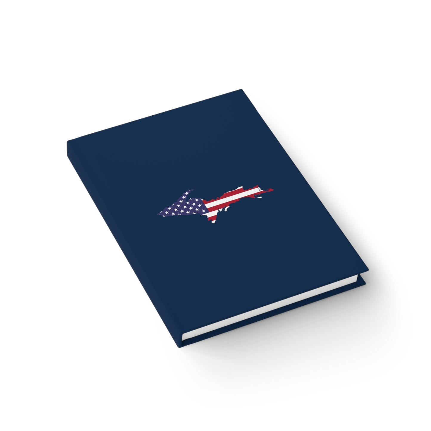 Michigan Upper Peninsula Blank Sketchbook (w/ UP USA Flag) | Navy