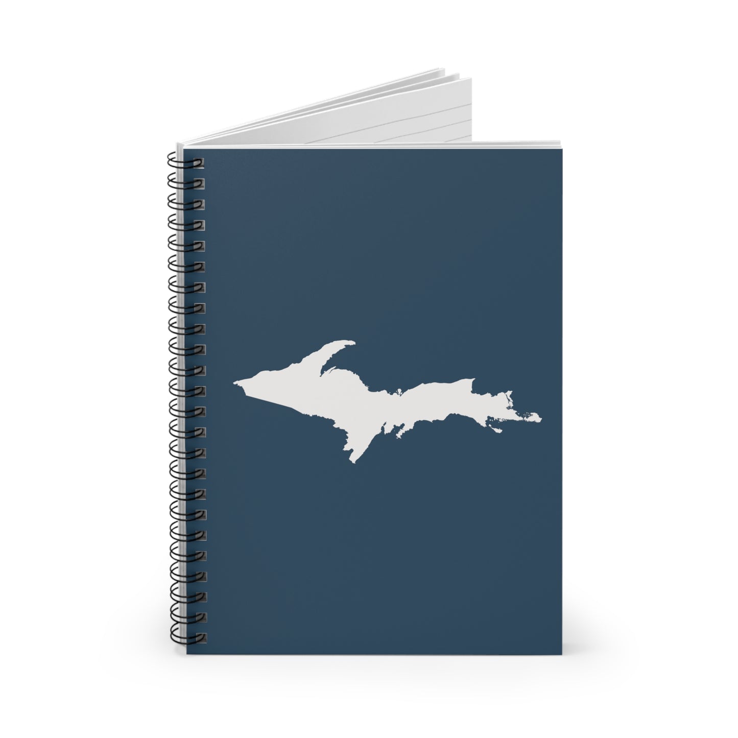 Michigan Upper Peninsula Spiral Notebook (w/ UP Outline) | '37 Caddie Blue