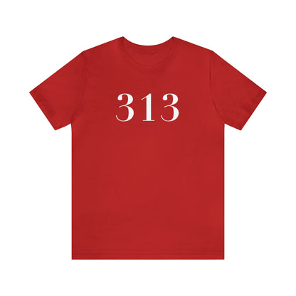 Detroit '313' T-Shirt (Didot Font) | Unisex Standard Fit