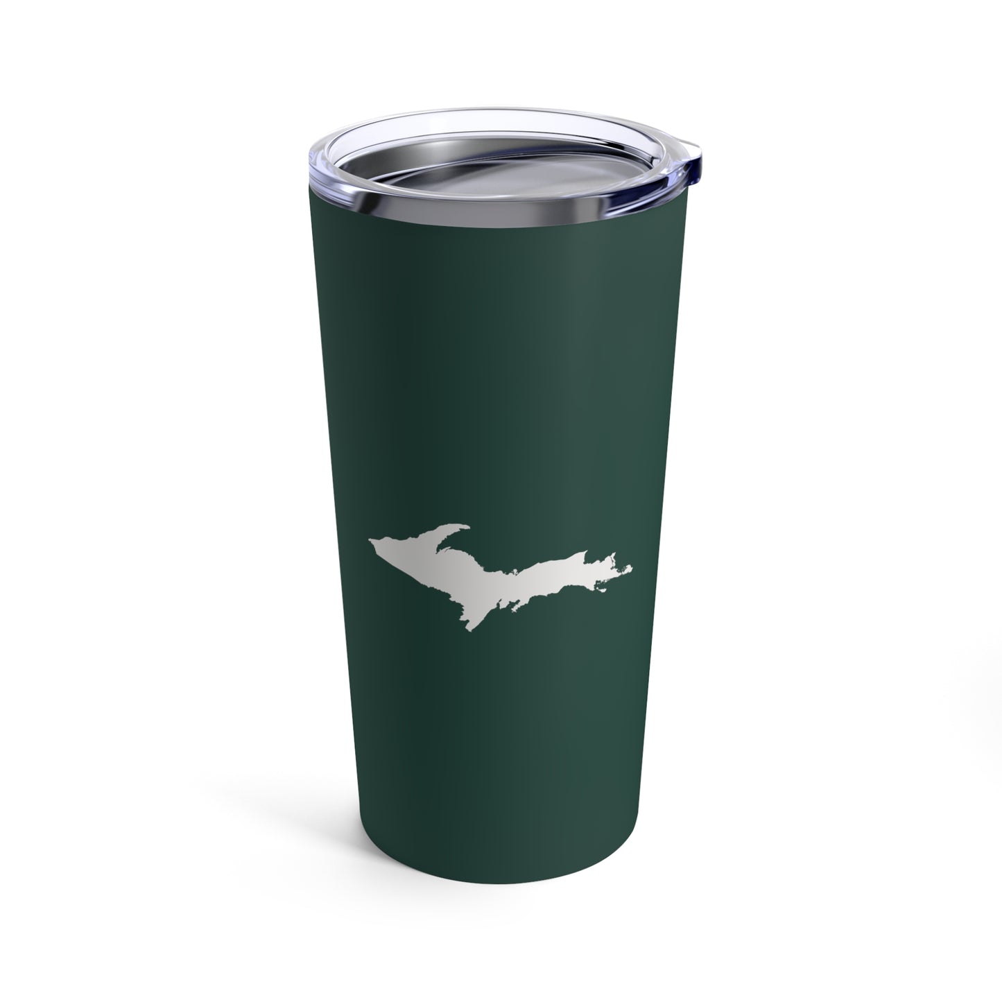 Michigan Upper Peninsula Tumbler (w/ UP Outline) | Laconic Green - 20oz