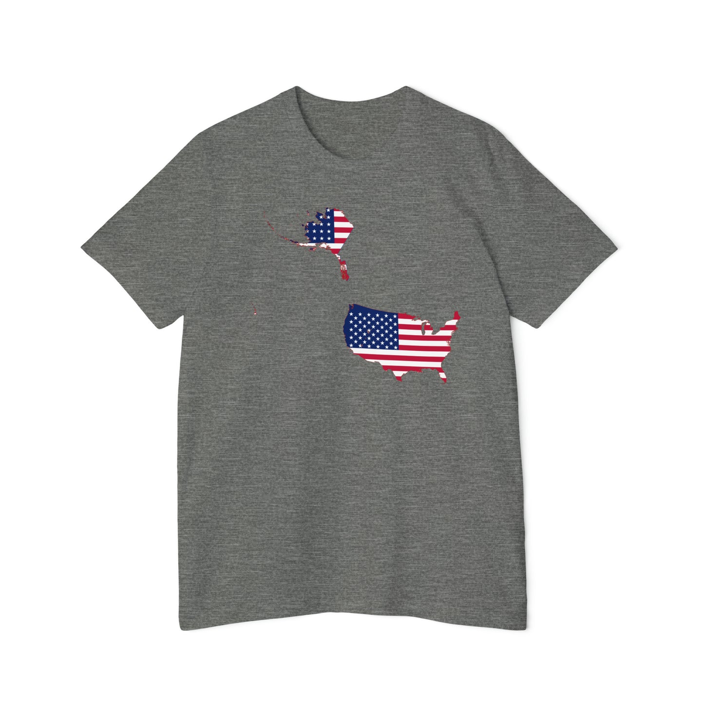 United States Flag Map T-Shirt (50 States To Scale) | Made in USA