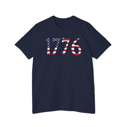 '1776' T-Shirt (Revolutionary Font Flag Edition) | Made in USA