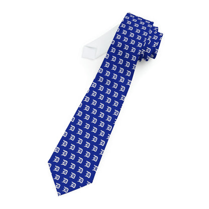 Detroit 'Old English D' Necktie | Bourbon Blue