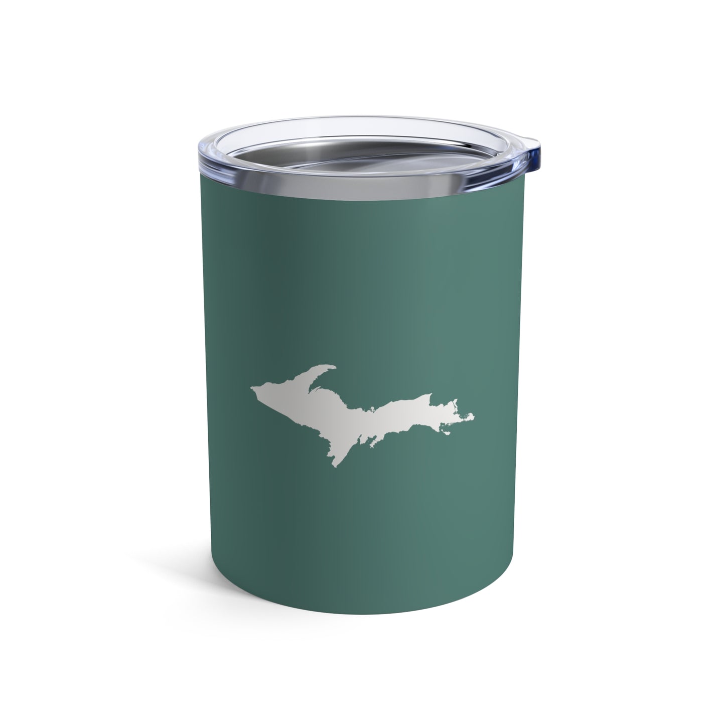 Michigan Upper Peninsula Tumbler (w/ UP Outline) | Copper Green - 10oz