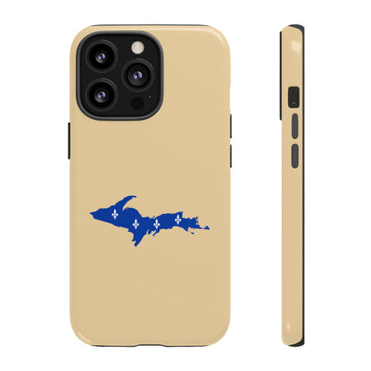 Michigan Upper Peninsula Tough Phone Case (Maple Color w/ UP Quebec Flag Outline) | Apple iPhone