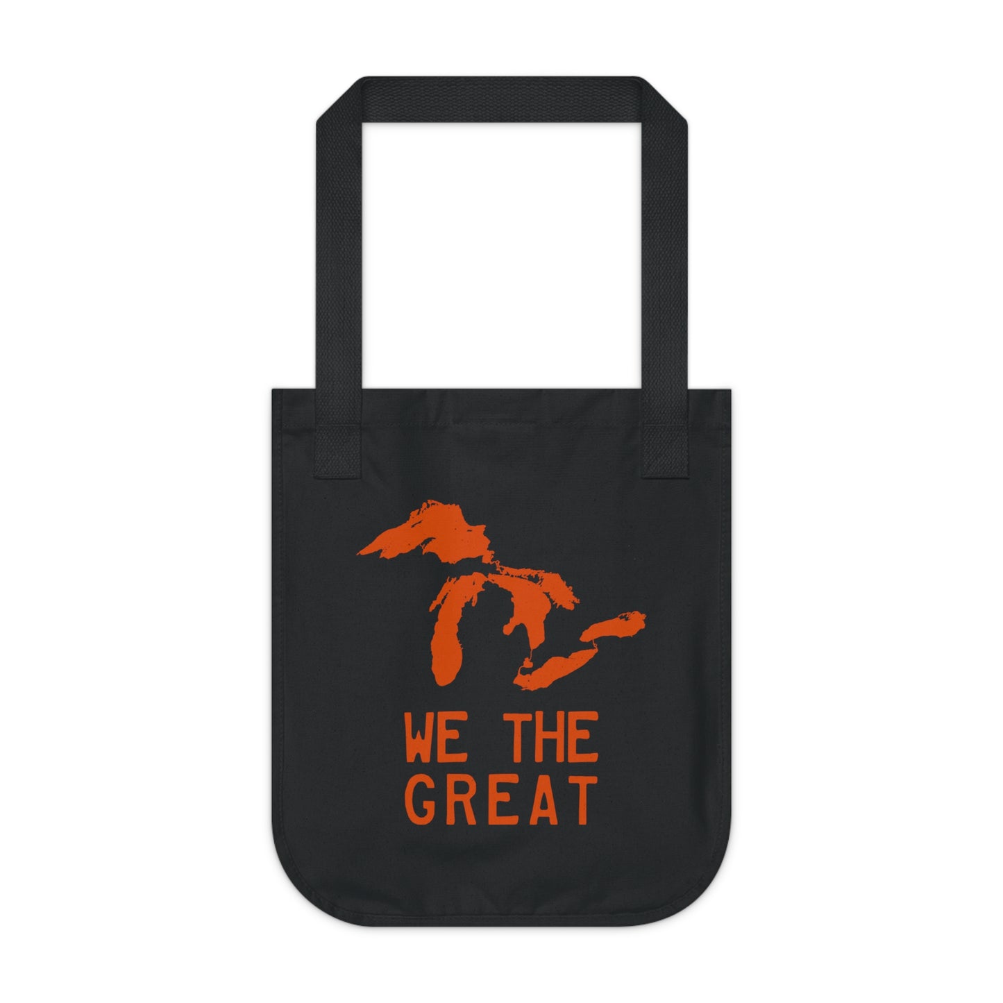 Great Lakes 'We The Great' Heavy Tote | Maple Leaf Orange