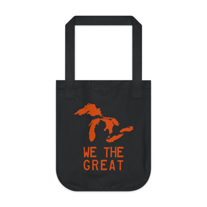 Great Lakes 'We The Great' Heavy Tote | Maple Leaf Orange