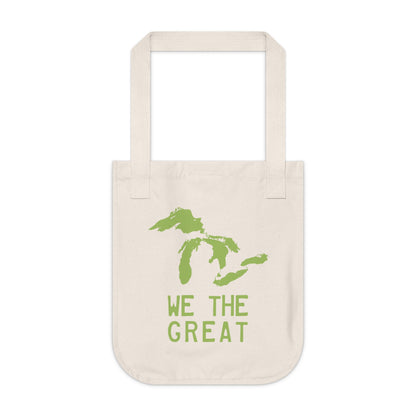 Great Lakes 'We The Great' Heavy Tote | Gooseberry Green