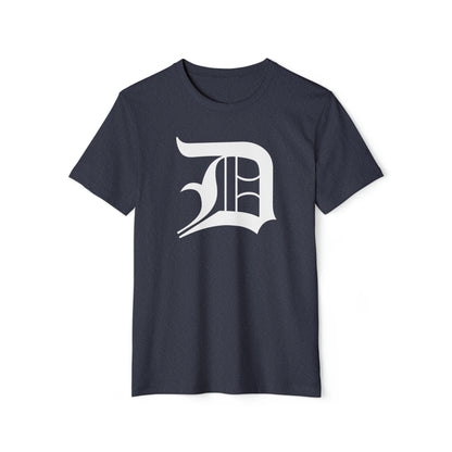 Detroit 'Old English D' T-Shirt | Unisex Recycled Organic