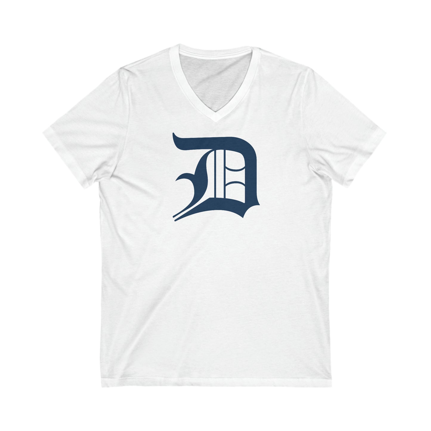 Detroit 'Old English D' T-Shirt | Unisex V-Neck