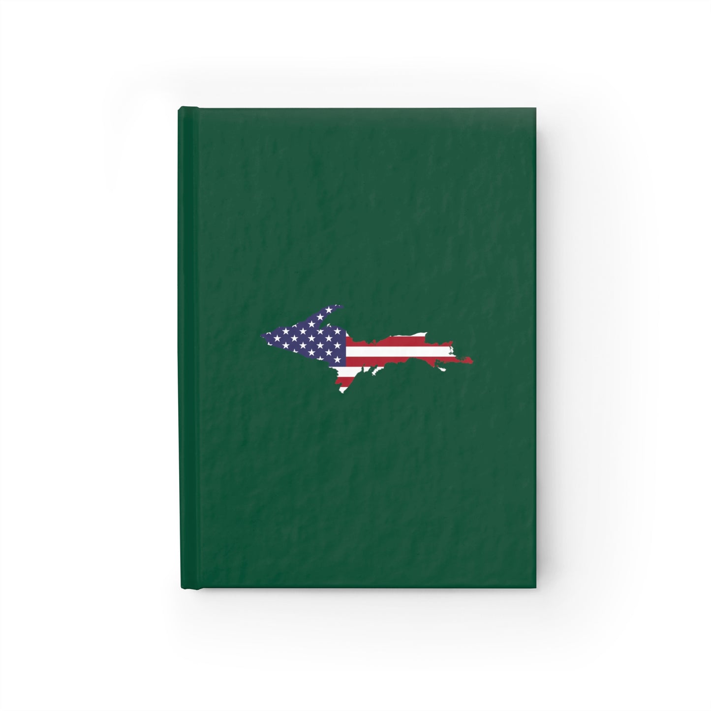 Michigan Upper Peninsula Blank Sketchbook (w/ UP USA Flag) | Superior Green