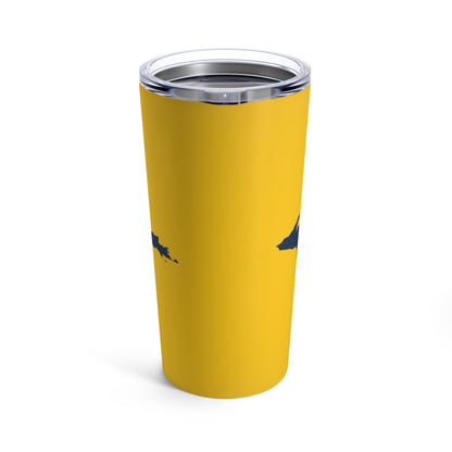 Michigan Upper Peninsula Tumbler (w/ UP Outline) | Maize - 20oz