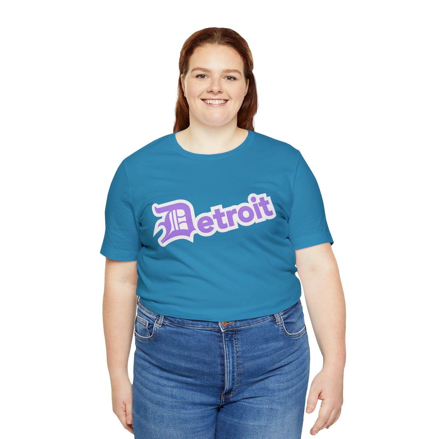 Detroit' T-Shirt (Lavender w/ Old English 'D') | Unisex Standard