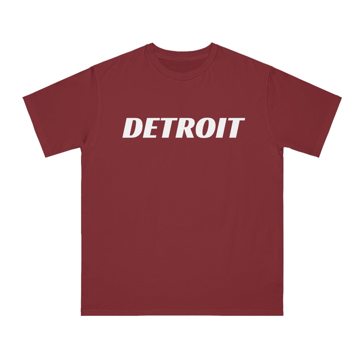 'Detroit' T-Shirt (Racing Sans Font) | Unisex Organic