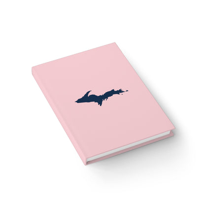 Michigan Upper Peninsula Blank Sketchbook (w/ UP Outline) | Pale Pink