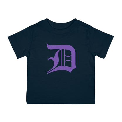 Detroit 'Old English D' Infant T-Shirt (Lake Iris) | Short Sleeve