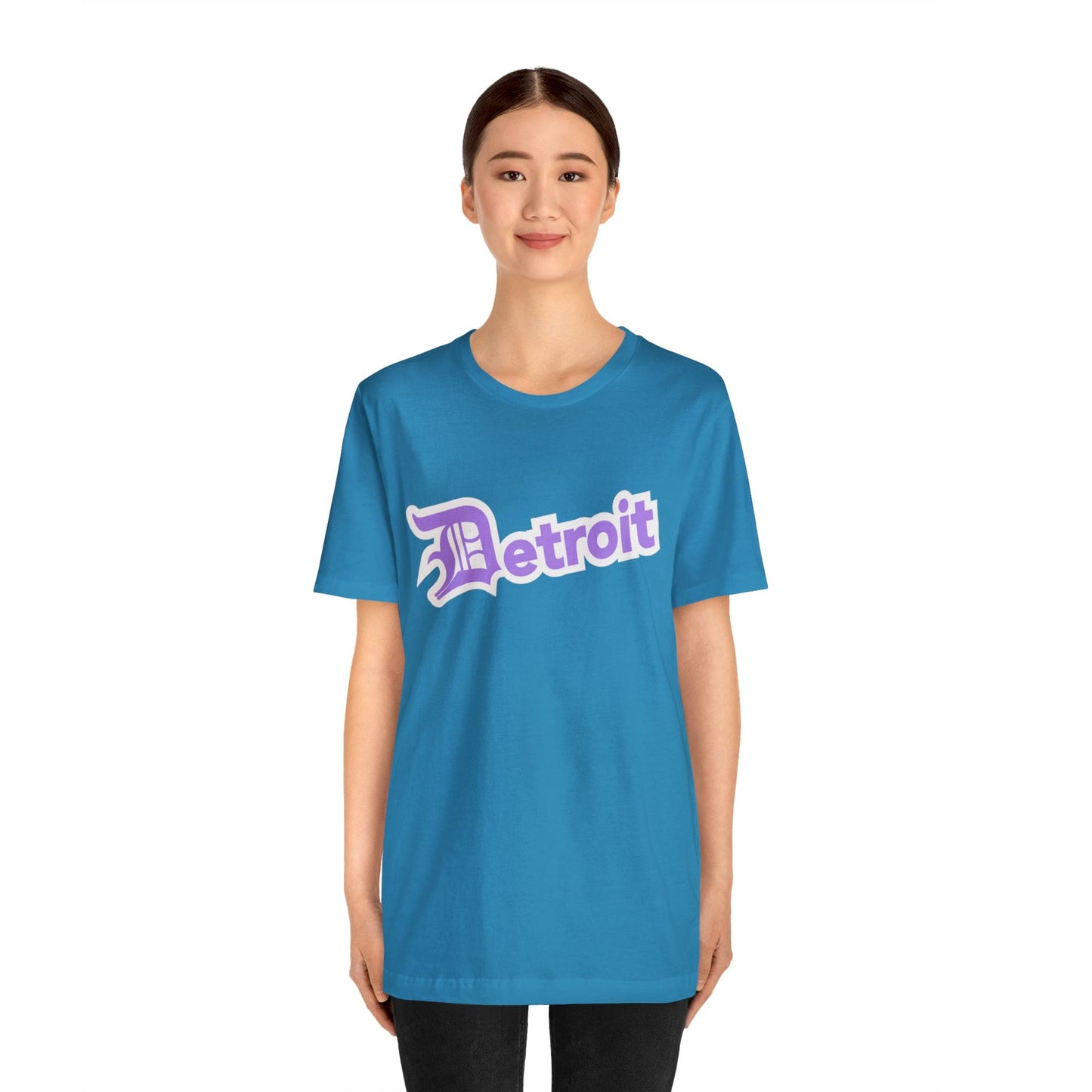 Detroit' T-Shirt (Lavender w/ Old English 'D') | Unisex Standard