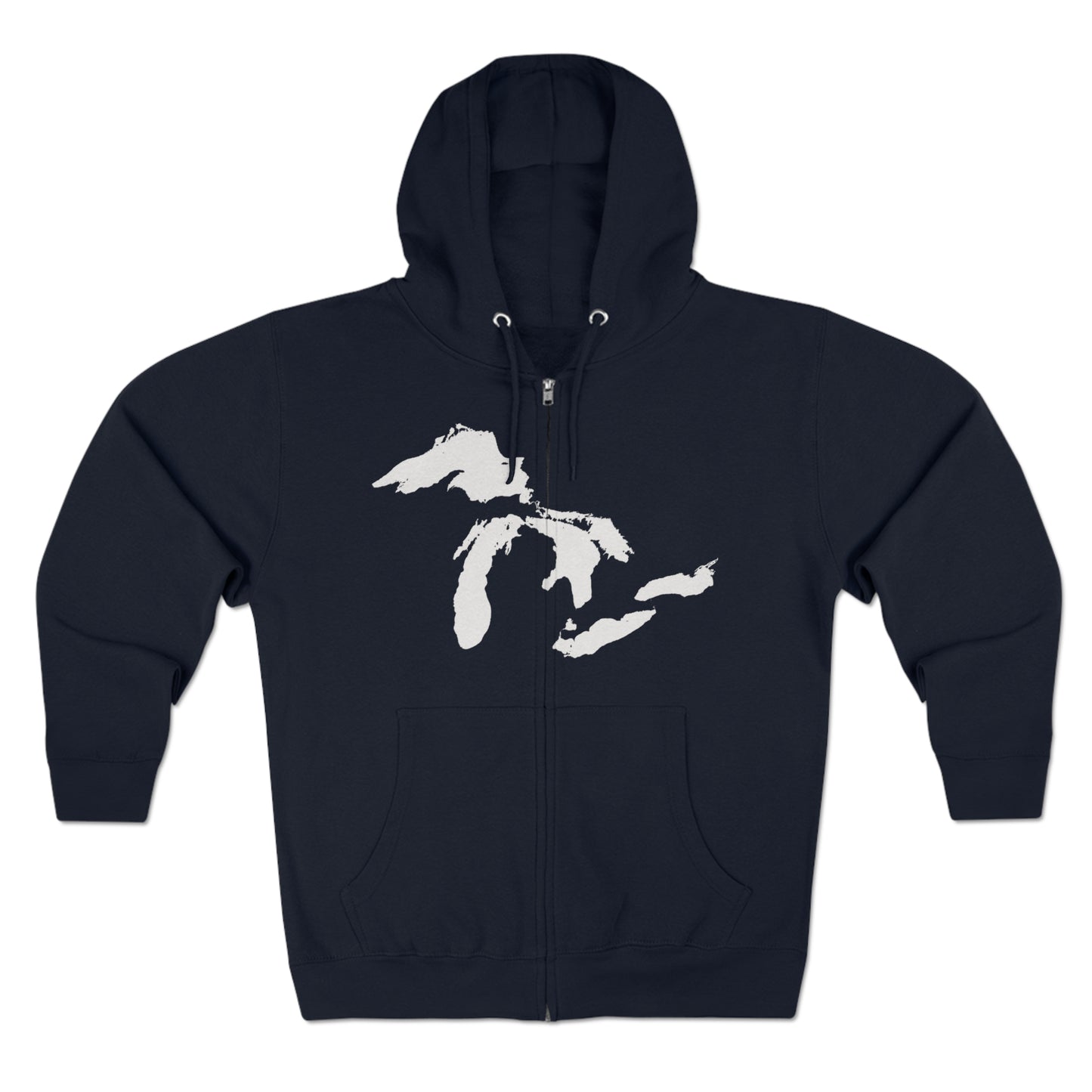 Great Lakes Hoodie (Birch Bark White) | Unisex Full Zip