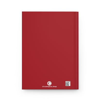 Michigan Upper Peninsula Hardcover Journal (Thimbleberry Red w/ UP Outline) | Ruled - 150pgs