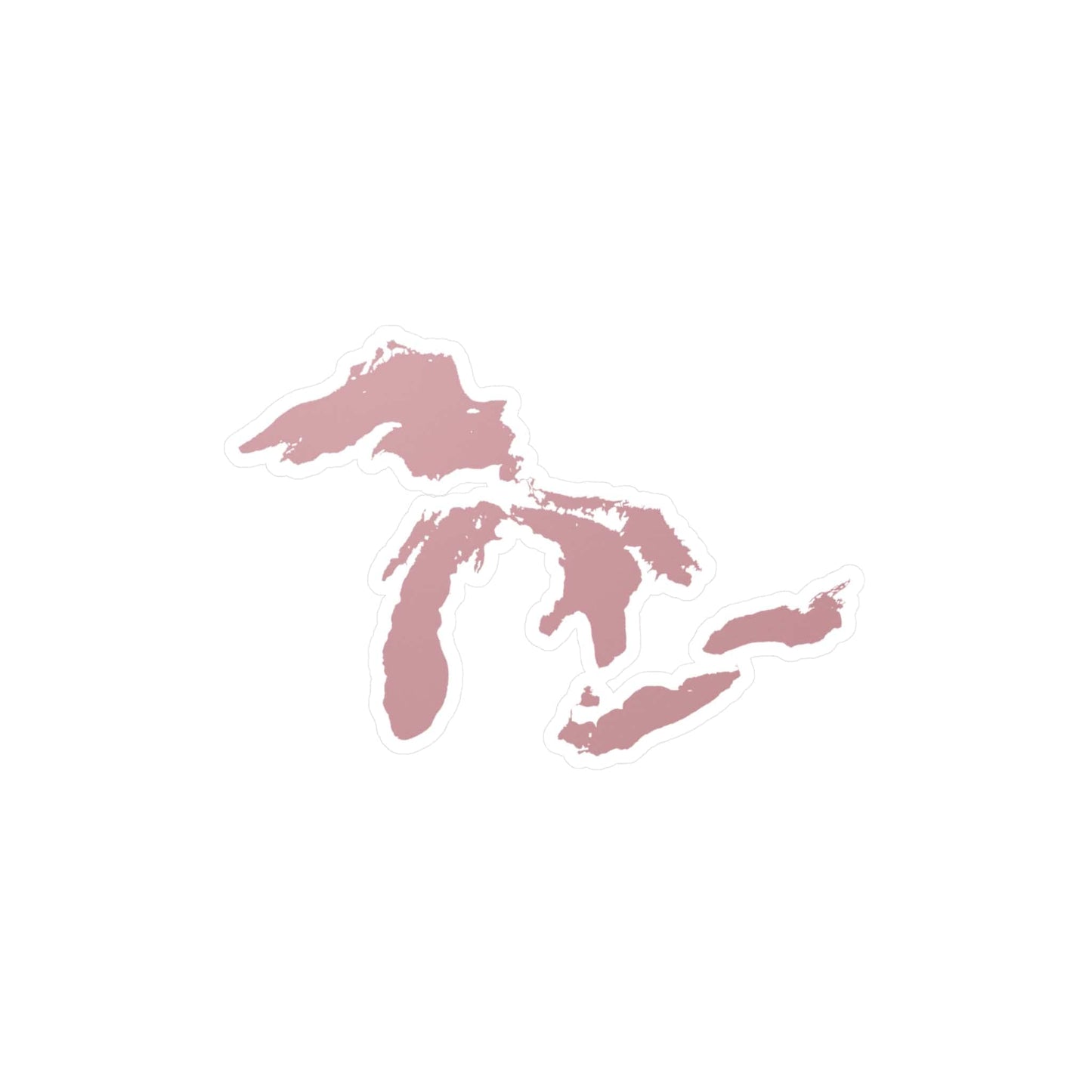 Great Lakes Kiss-Cut Windshield Decal | Cherry Blossom Pink