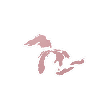 Great Lakes Kiss-Cut Windshield Decal | Cherry Blossom Pink