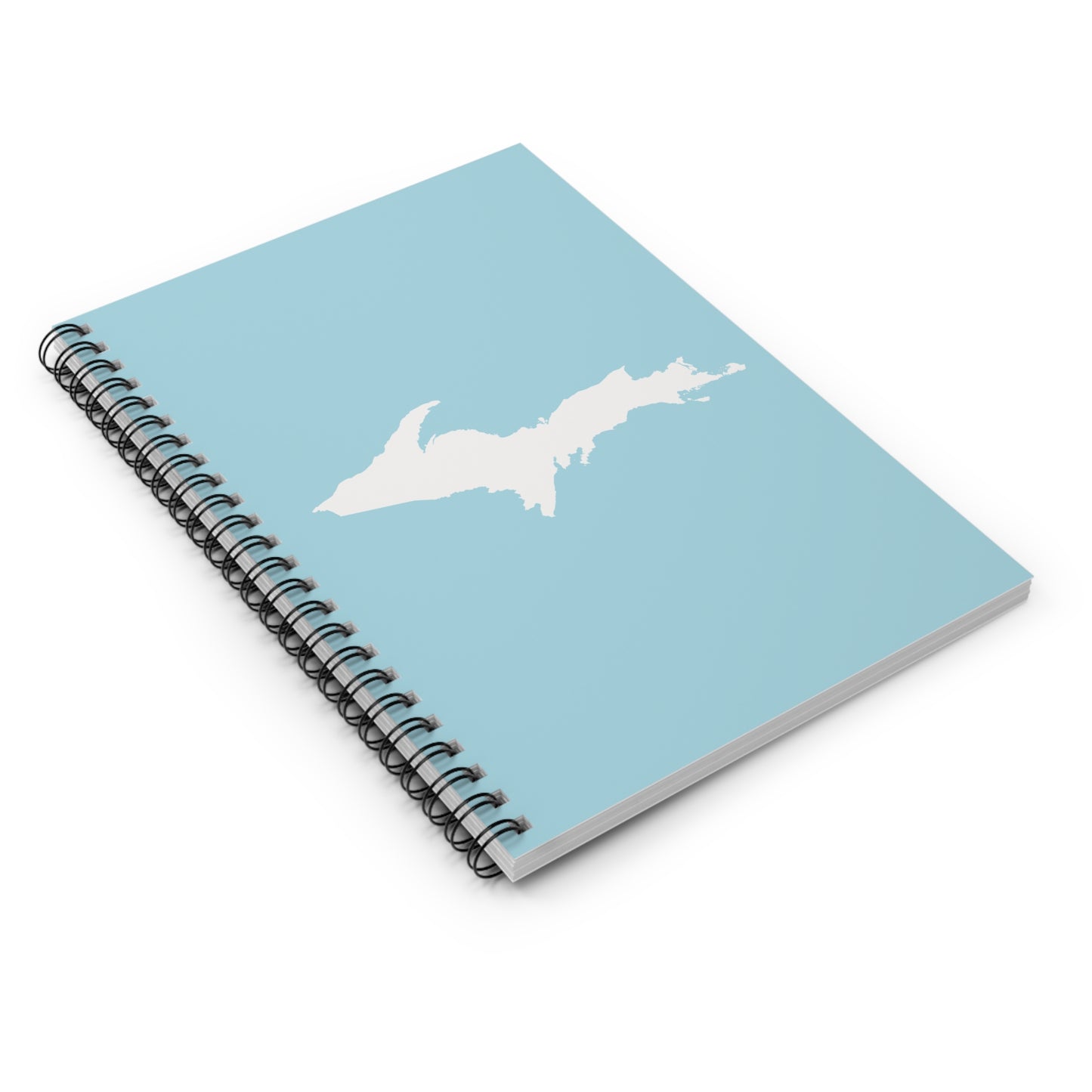 Michigan Upper Peninsula Spiral Notebook (w/ UP Outline) | '58 Caddie Blue