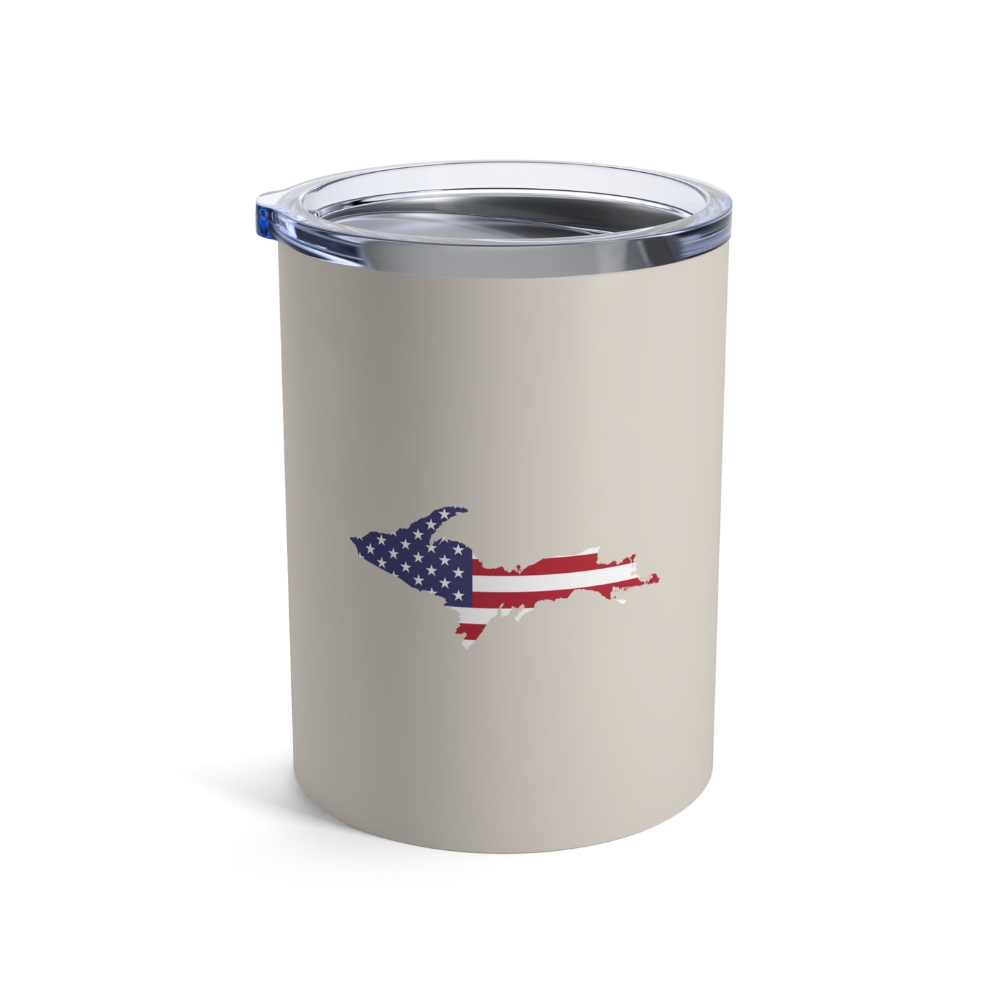 Michigan Upper Peninsula Tumbler (w/ UP USA Flag) | Canvas Color - 10oz