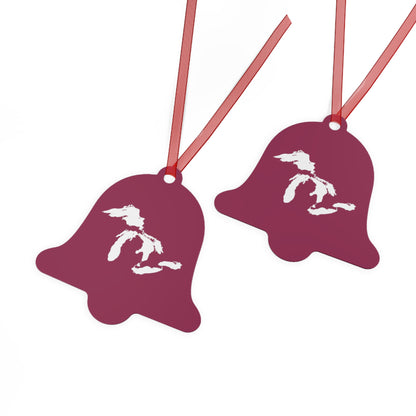 Great Lakes Christmas Ornament | Metal - Ruby Red