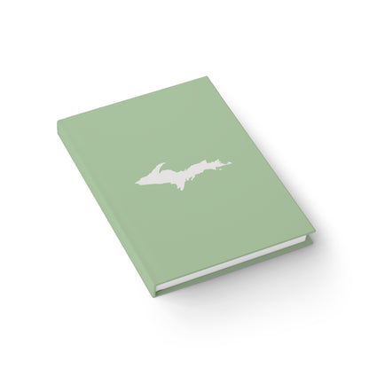 Michigan Upper Peninsula Blank Sketchbook (w/ UP Outline) | Tea Green