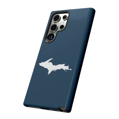 Michigan Upper Peninsula Tough Phone Case ('37 Caddie Cavalier Blue w/ UP Outline) | Samsung & Pixel Android