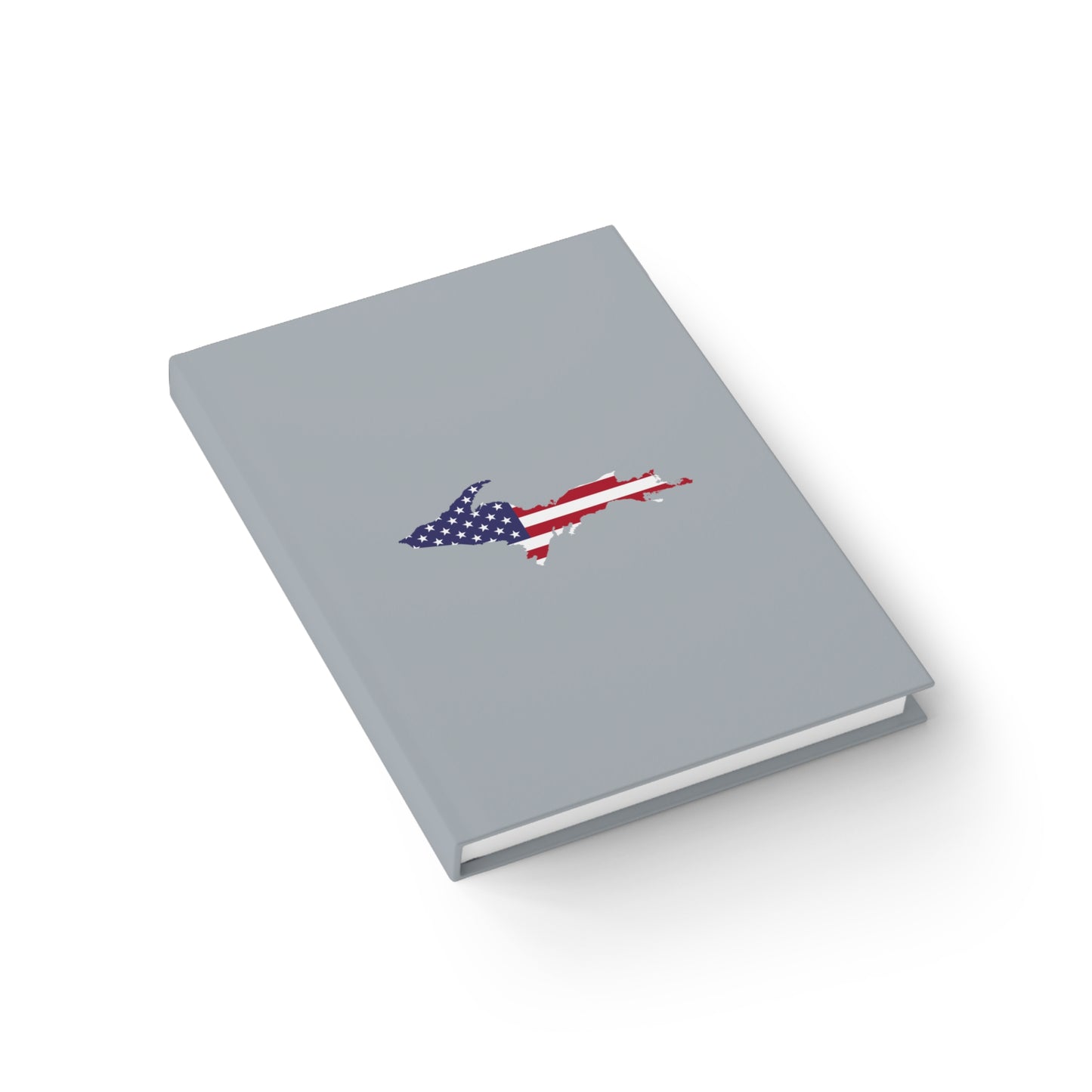 Michigan Upper Peninsula Blank Sketchbook (w/ UP USA Flag) | Silver