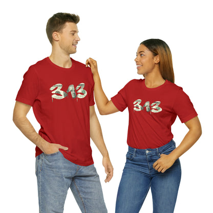 Detroit '313' T-Shirt (Benjamins Edition) | Unisex Standard