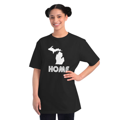 'Home' T-Shirt (1970s Audiophile Font) | Unisex Organic