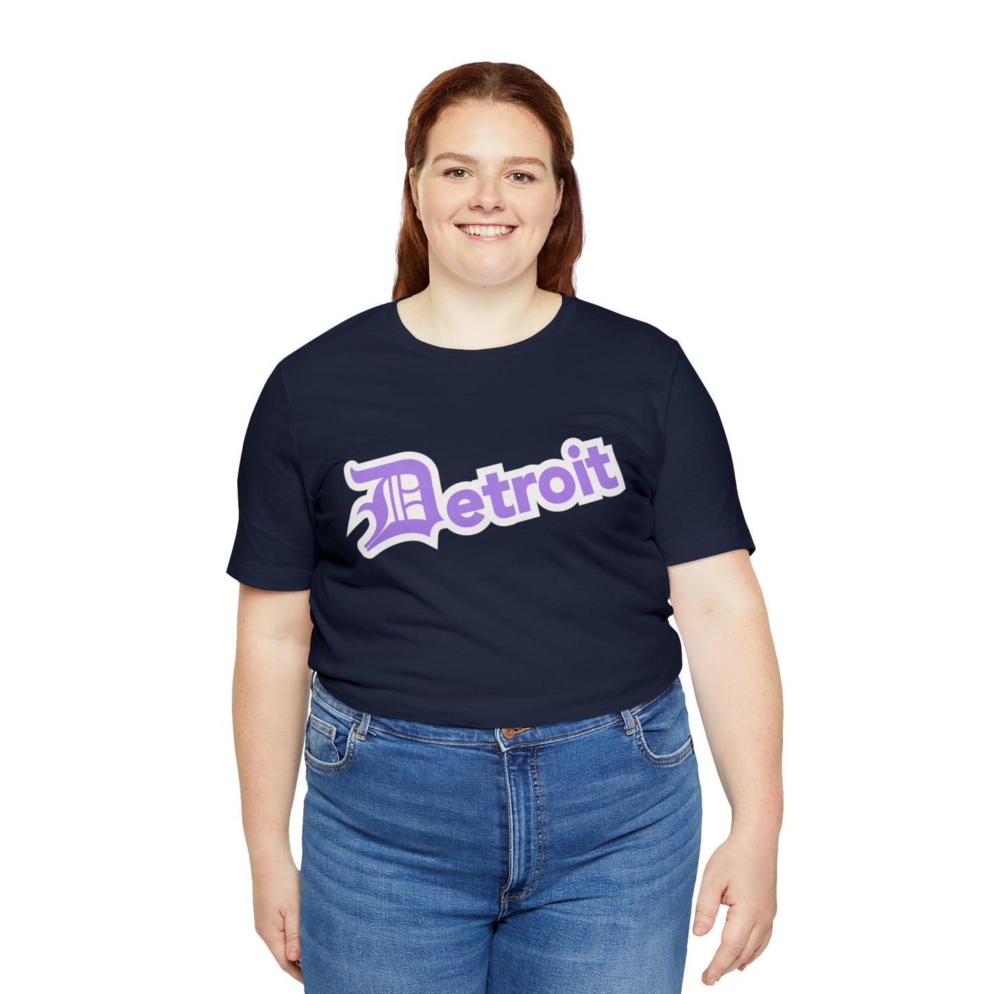 Detroit' T-Shirt (Lavender w/ Old English 'D') | Unisex Standard