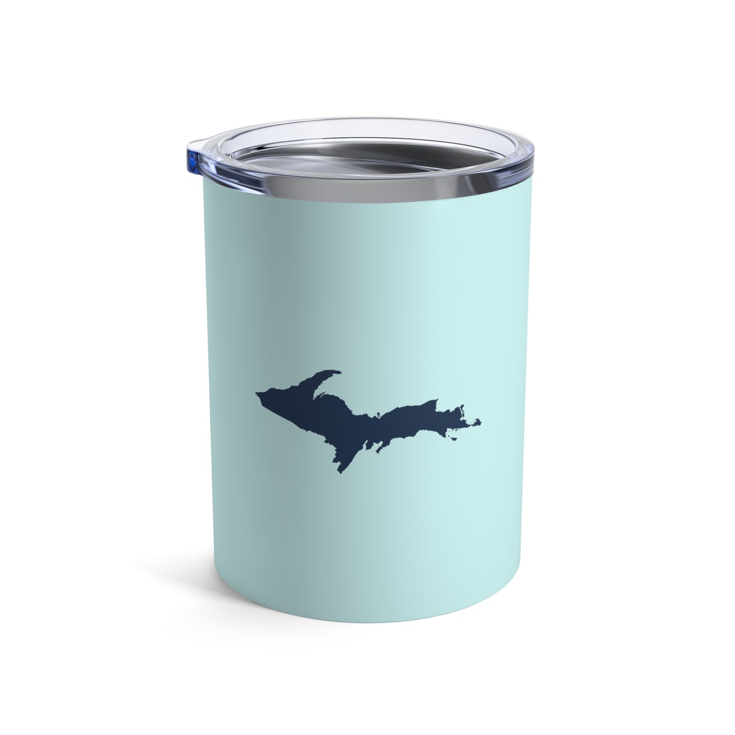 Michigan Upper Peninsula Tumbler (w/ UP Outline) | Cyan - 10oz