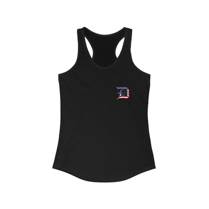 Detroit 'Old English D' Tank Top (Mini Patriotic 'D') | Women's Racerback