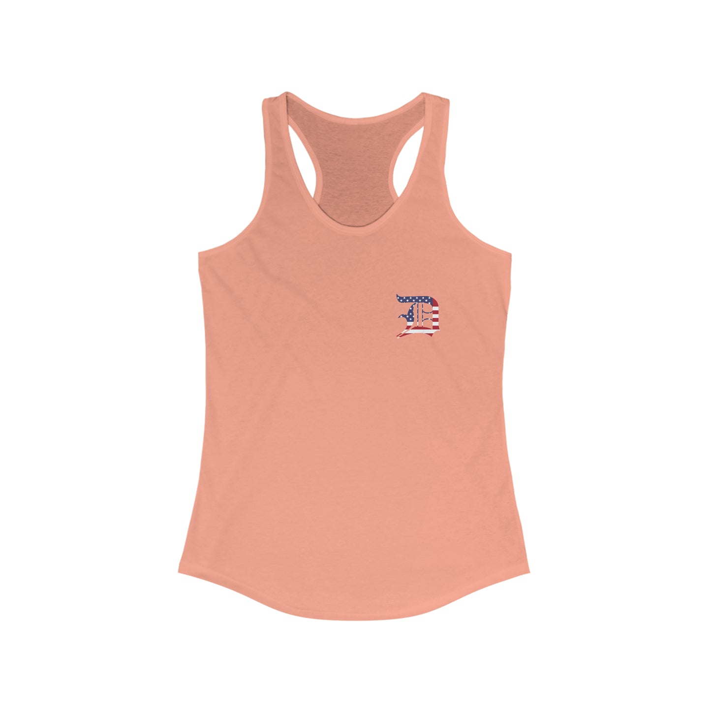 Detroit 'Old English D' Tank Top (Mini Patriotic 'D') | Women's Racerback