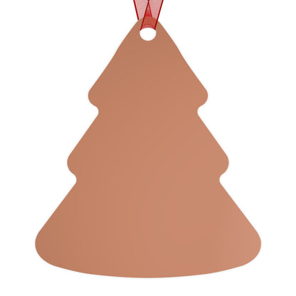 Michigan Upper Peninsula Christmas Ornament (Copper Color) | Metal - 4 Shapes