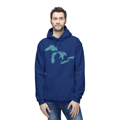 Great Lakes Ultrapremium Hoodie | Made in USA - Huron Blue