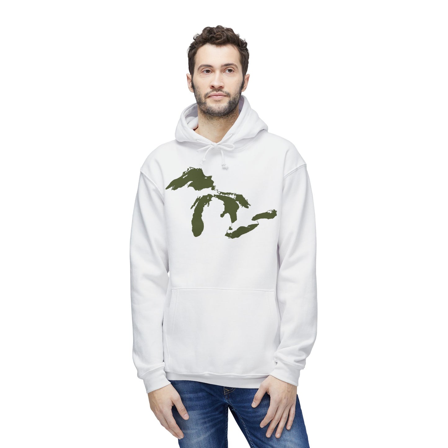 Great Lakes Ultrapremium Hoodie | Made in USA - Army Green