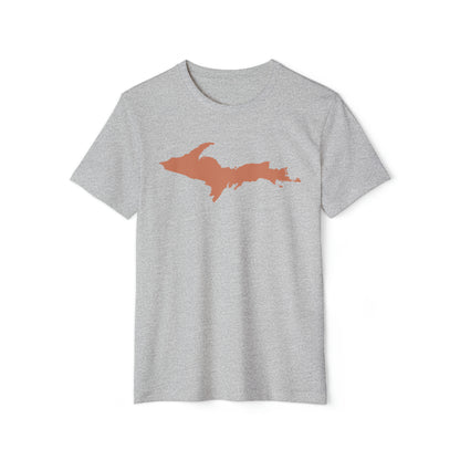 Michigan Upper Peninsula T-Shirt (w/ Copper UP Outline) | Unisex Recycled Organic