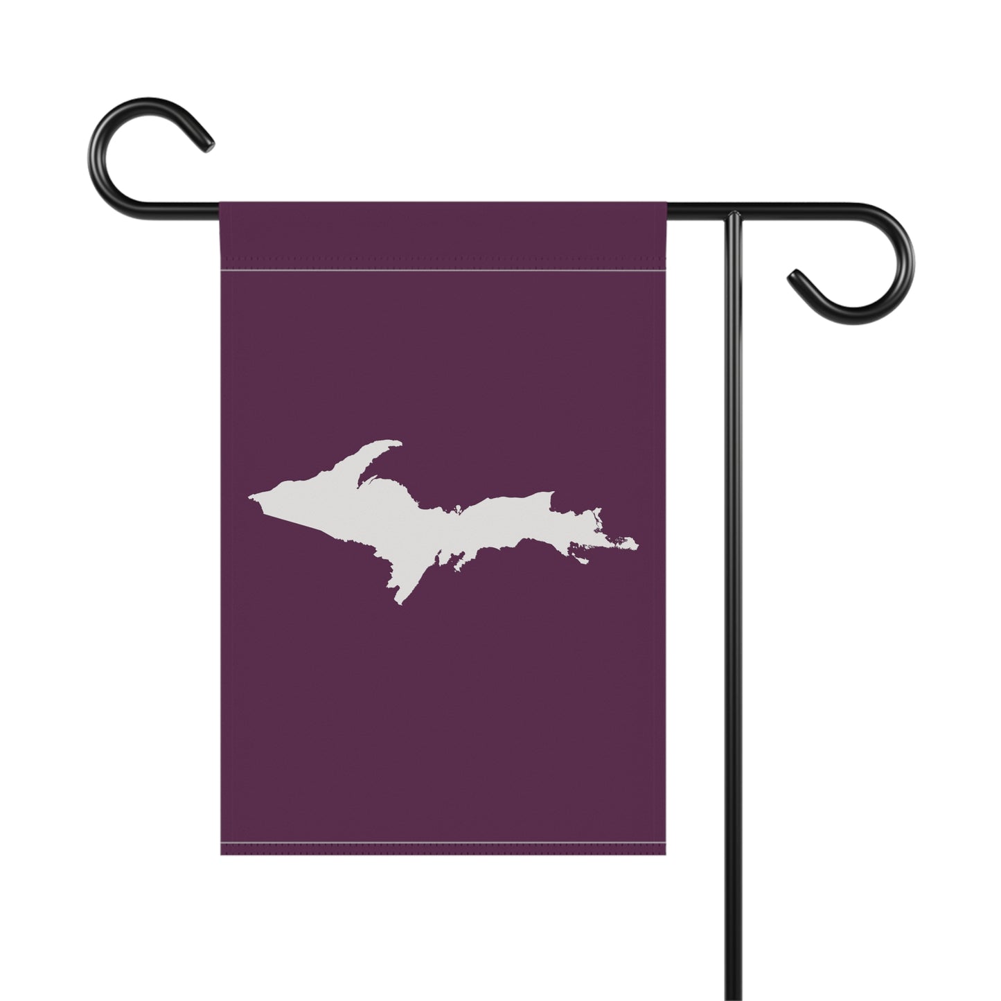 Michigan Upper Peninsula Home & Garden Flag (w/ UP Outline) | Tyrian Purple