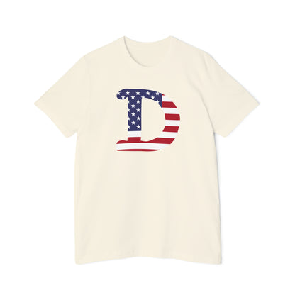 Detroit 'Old French D' T-Shirt (Patriotic Edition) | Made in USA