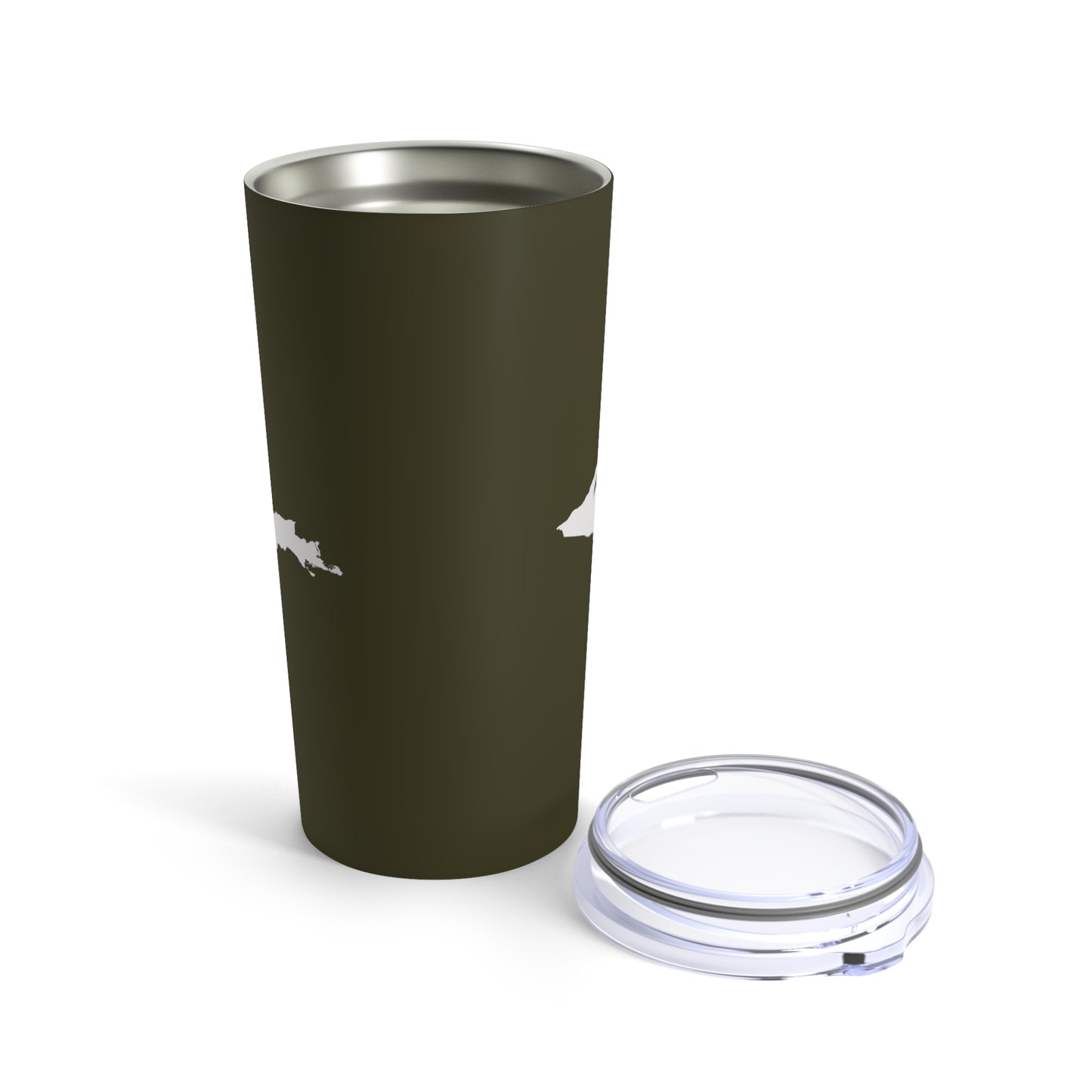 Michigan Upper Peninsula Tumbler (w/ UP Outline) | Military Green - 20oz