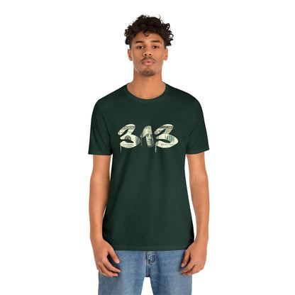 Detroit '313' T-Shirt (Benjamins Edition) | Unisex Standard