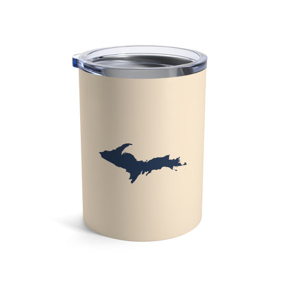 Michigan Upper Peninsula Tumbler (w/ UP Outline) | Champagne White - 10oz