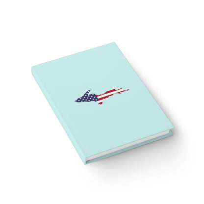 Michigan Upper Peninsula Blank Sketchbook (w/ UP USA Flag) | Cyan